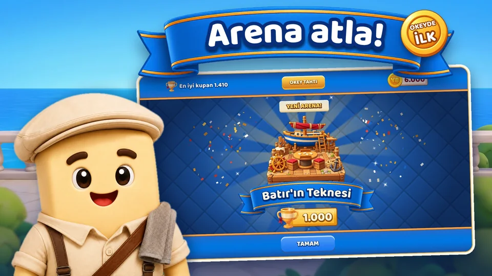 Arena töreni: 1.000 kupada Batır'ın Teknesi arenası açılıyor, yanında Batır