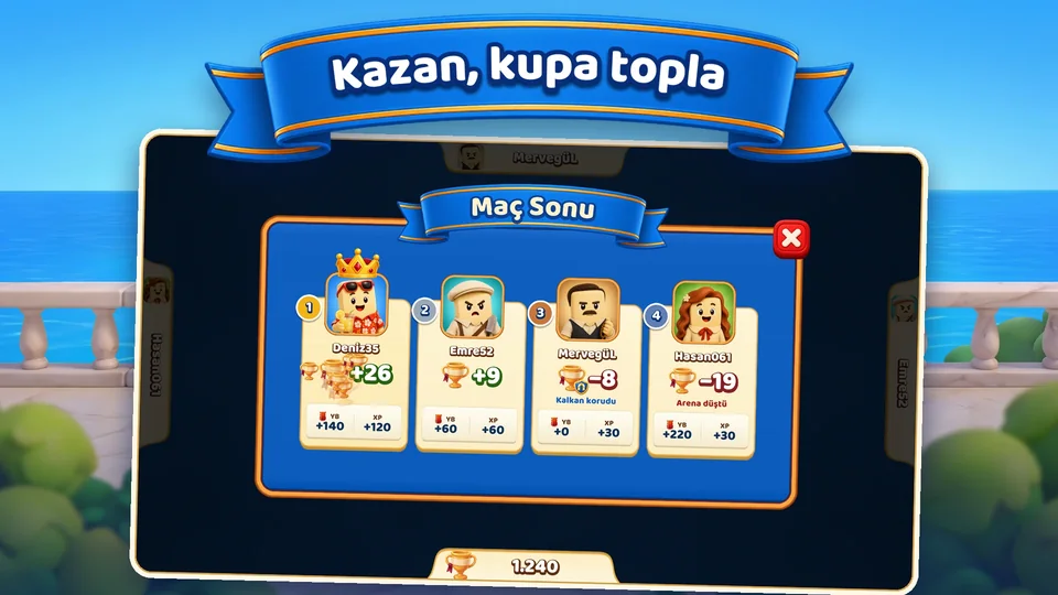 Maç sonu: dört oyuncunun bu maçta kazandığı ve kaybettiği kupalar